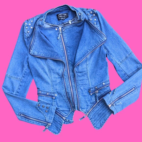 SOLD Handmade, Upcycled Star Wars Denim Jacket Size M - Picture 2 of 4